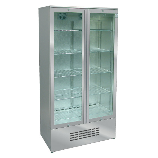 Osborne 350ES Double Door Upright Bottle Cooler
