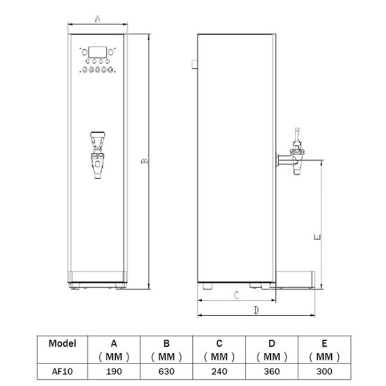 Blizzard AF10 Autofill Water Boiler