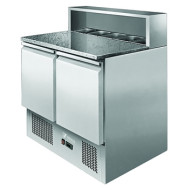 Atosa ESL3831 Two Door Marble Pizza Counter Fridge