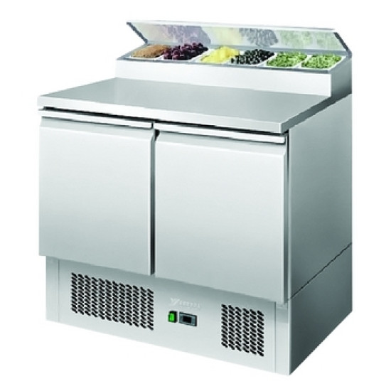 Atosa ESL3832 Two Door Food Prep Counter Fridge