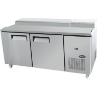 Atosa MPF8202 Two Door Food Prep Table Fridge