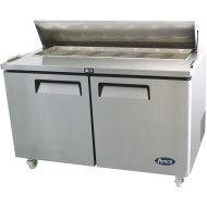 Atosa MSF8302 Two Door Prep Table Fridge