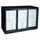 Blizzard BAR3SL Sliding Triple Door Bottle Cooler