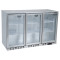 Blizzard BAR3SS Triple Door Stainless Steel Bottle Cooler