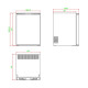 BLIZZARD BMB40 SOLID DOOR MINI BAR 