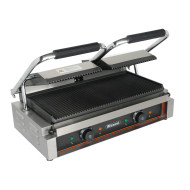 Blizzard BRRCG2 Double Ribbed Plate Contact Grill
