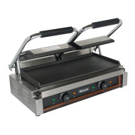 Blizzard BRSCG2 Double Contact Grill Top Ribbed Bottom Smooth Plate