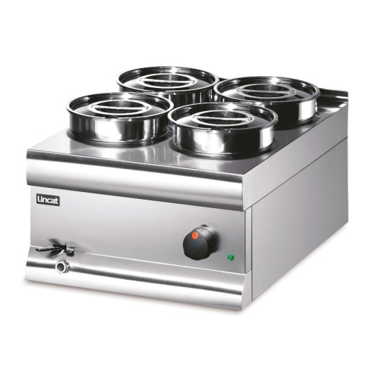 Lincat Silverlink BS4W 4 Pot Wet Heat Bain Marie