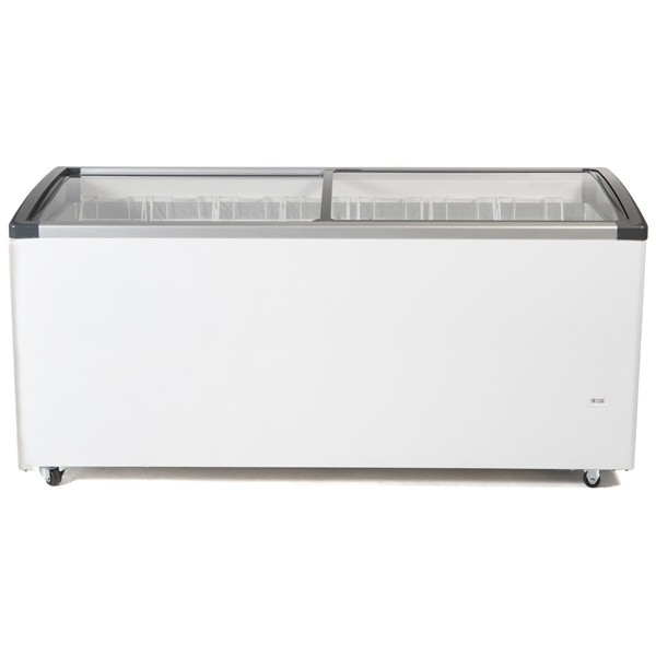 Genfrost CSL180 480ltr Sliding Glass Lid Chest Freezer Corr Chilled
