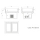 Tefcold CW2 0.8m Stainless Steel Buffet Display