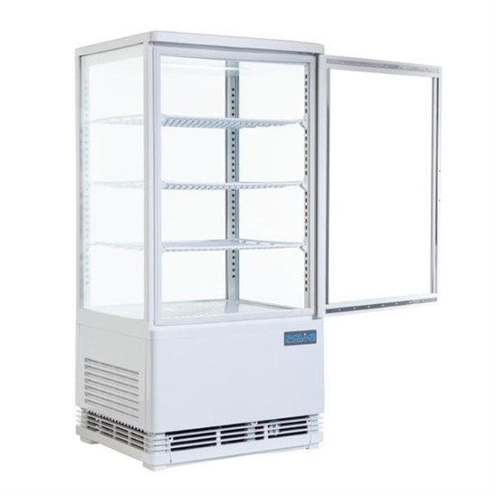 POLAR CX578 68 LITRE CURVED DOOR DISPLAY FRIDGE