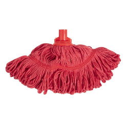 Jantex DN824 Antibacterial Bio Fresh Red Socket Mop Head