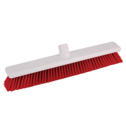 Jantex DN833 18" Soft Hygiene Red Broom Head