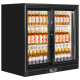 Elstar EM231S Double Sliding Door Bottle Cooler Black