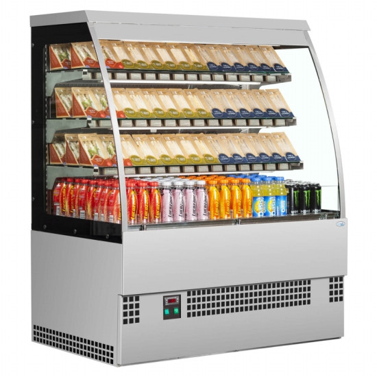 Interlevin EVO900SS 0.9m Low Height Self Serve Multideck Chiller
