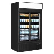 Tefcold FSC1200S Upright Sliding Double Glass Door Merchandiser