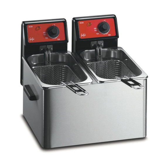 Fri Fri Eco 4 + 4 Twin Tank Counter Top Electric