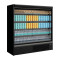Galaxy G20-Black 2m Open Front Multideck Display Fridge