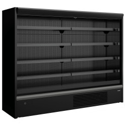 Galaxy G26 2.6m Black Open Front Multideck Display Fridge