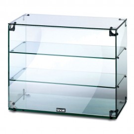Lincat GC36 3 Tier 0.6m Glass Display Case With Open Back