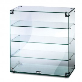 Lincat GC46 0.6m 3 Tier Glass Display Case With Open Back