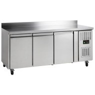 Tefcold GF73 3 Door Gastronorm Stainless Steel Counter Freezer 