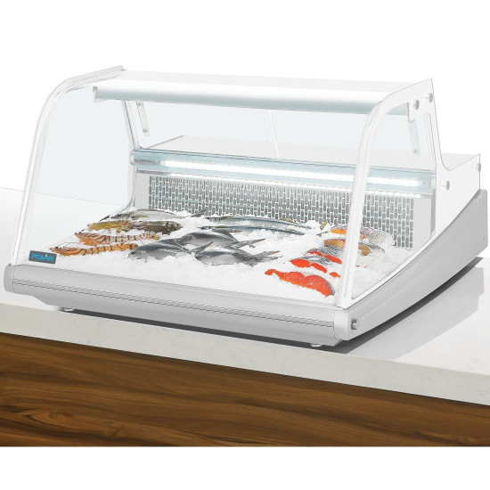 Polar GE960 Fish Display Serve Over Counter Fridge 175Ltr