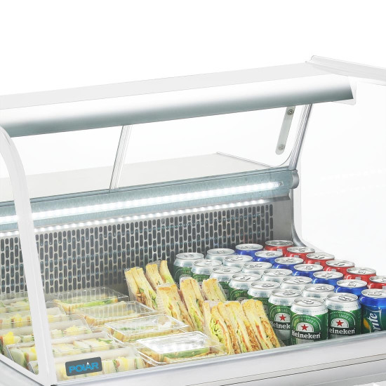 Polar GE960 Fish Display Serve Over Counter Fridge 175Ltr