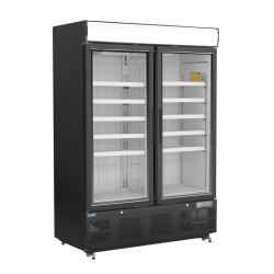 Polar GH429 Upright Double Door Display Freezer