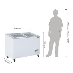 Polar GM499 Display Chest Freezer - 270Ltr
