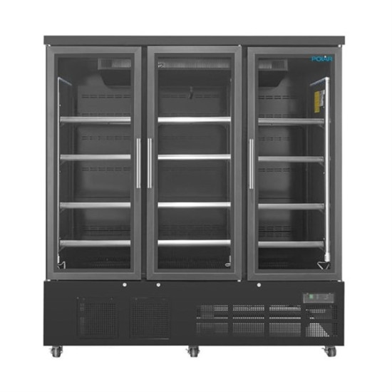 Polar GP488 Upright Triple Door Display Freezer