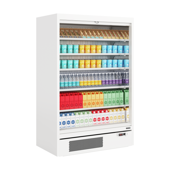 Galaxy+ GP10-W White 1m Open Front Multideck Display Fridge