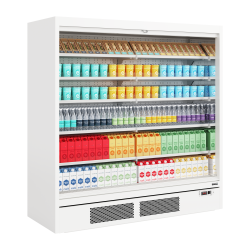 Galaxy+ GP26-W - Open - 2.5m Multideck Display Fridge - White
