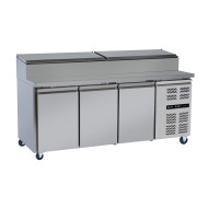 Blizzard HBC3EN 3 Door Refrigerated Prep Counter