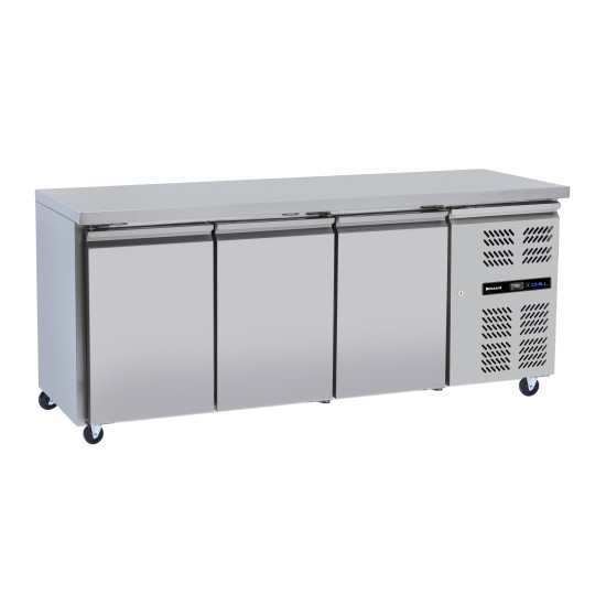 Blizzard LBC3SL Slimline 3 Door Storage Counter Freezer