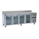Blizzard HBC4CR Glass Door Fridge Counter