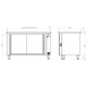 INOMAK HCP11 1.1m Heated Cupboard