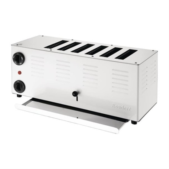 Rowlett Regent HW906 - 6 Slot Toaster White with Duraheat Elements