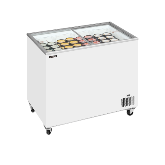 Tefcold IC302SC 296 Litre Sliding Lid Chest  Display Freezer
