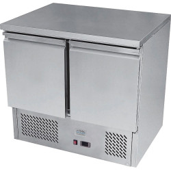 Ice-A-Cool ICE3801GR 2 Door Compact Storage Counter Fridge