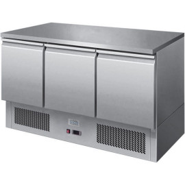 Ice-A-Cool ICE3851 3 Door Counter Refrigerator 