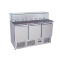 Ice-A-Cool ICE3864GR 3 Door Marble Top Saladette Counter