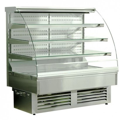 Igloo Jamaica JA90WS OPEN 0.9m Stainless Steel Open Front Pastry Case
