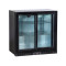 Koldbox KBC2SL Black Double Sliding Door Bottle Cooler