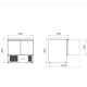 Koldbox KXCC2 Double Door Compact Gastronorm Counter 