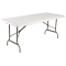 Bolero 6ft Centre Folding White Utility Table