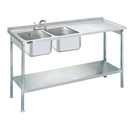 Lincat L884 1.5m Double Catering Sink