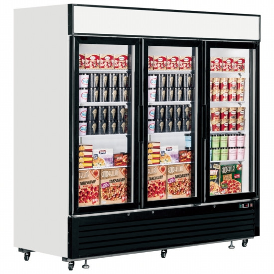 Tefcold LGF7500 2050 Litre Triple Glass Door Display Freezer
