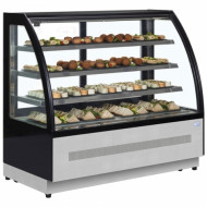 Tefcold LPD1200C 1.2m Chilled Curved Glass Display Cabinet