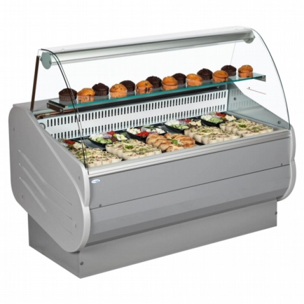 Interlevin Master 250 2.5m Curved Glass Serve Over Counter